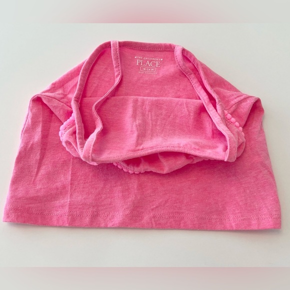 💫$4/ADD ON 💫 The Children's Place Pink Camisole Pom-Pom Trim Baby Girl 18 Months - Picture 3 of 5